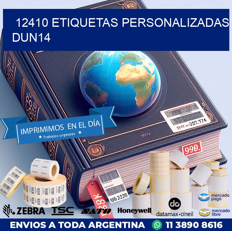 12410 Etiquetas personalizadas dun14