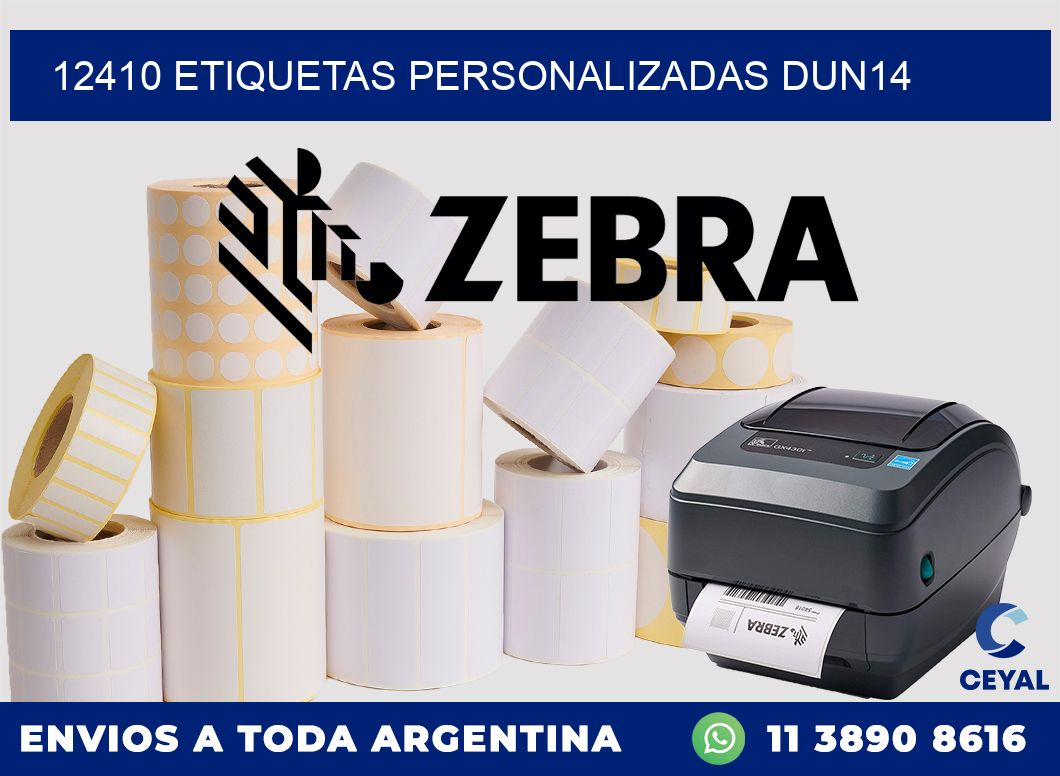 12410 Etiquetas personalizadas dun14