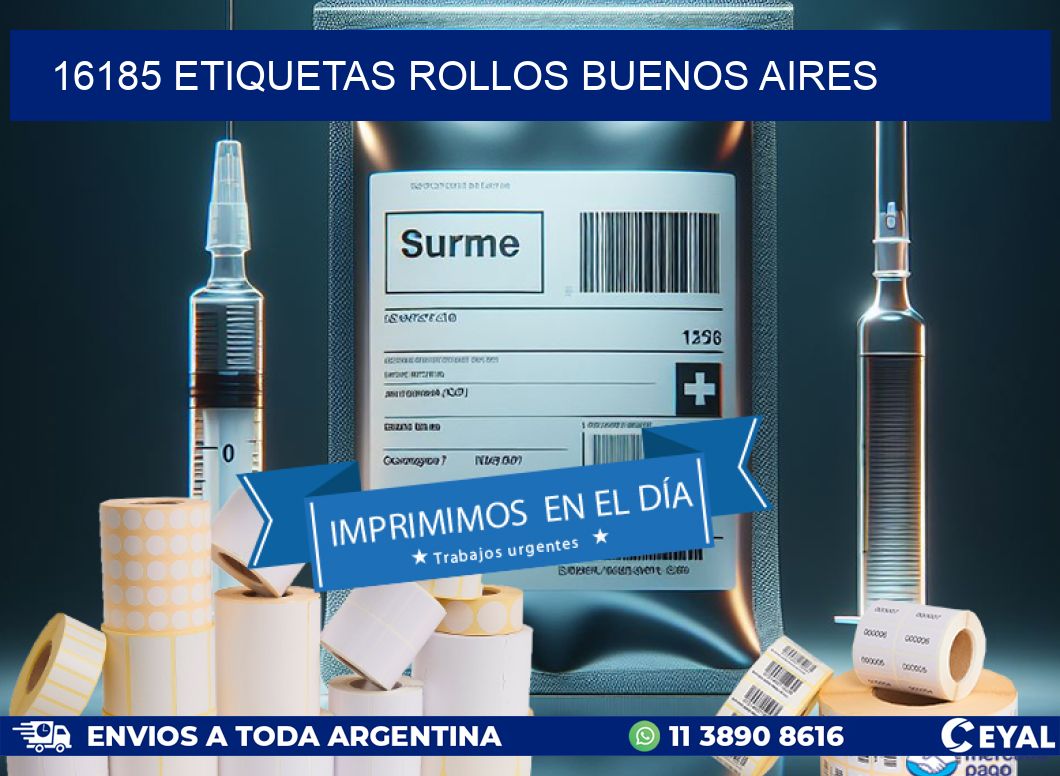 16185 etiquetas rollos buenos aires