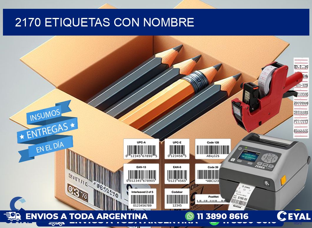 2170 etiquetas con nombre