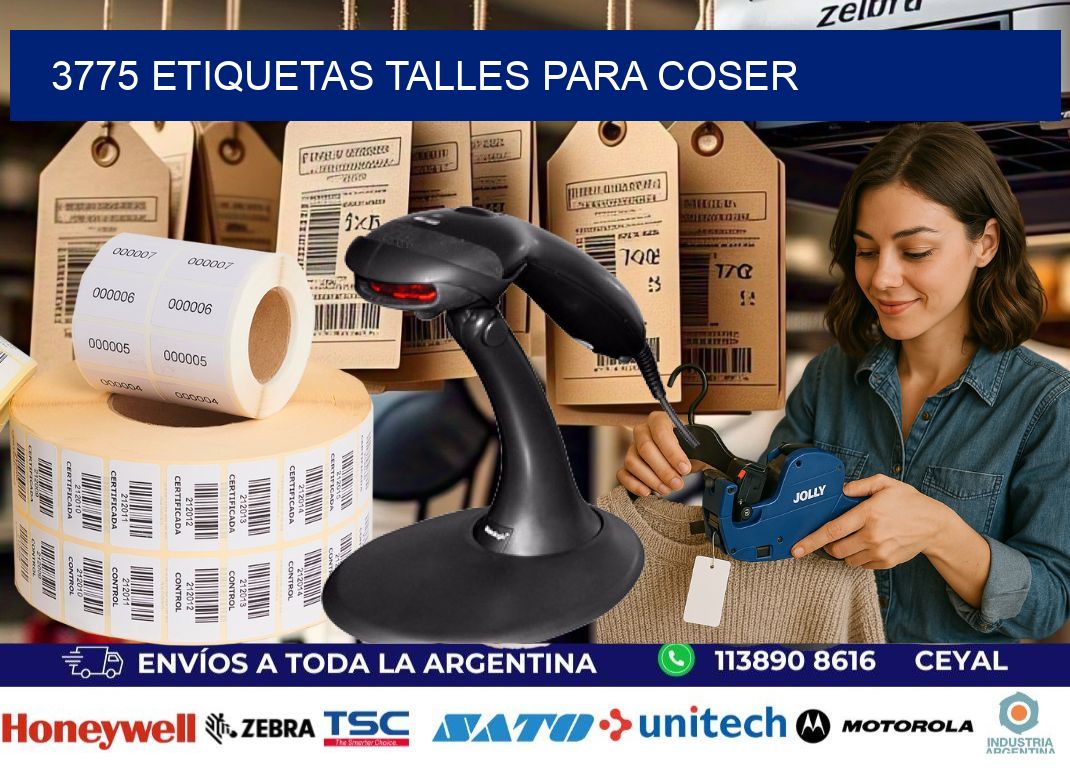 3775 ETIQUETAS TALLES PARA COSER