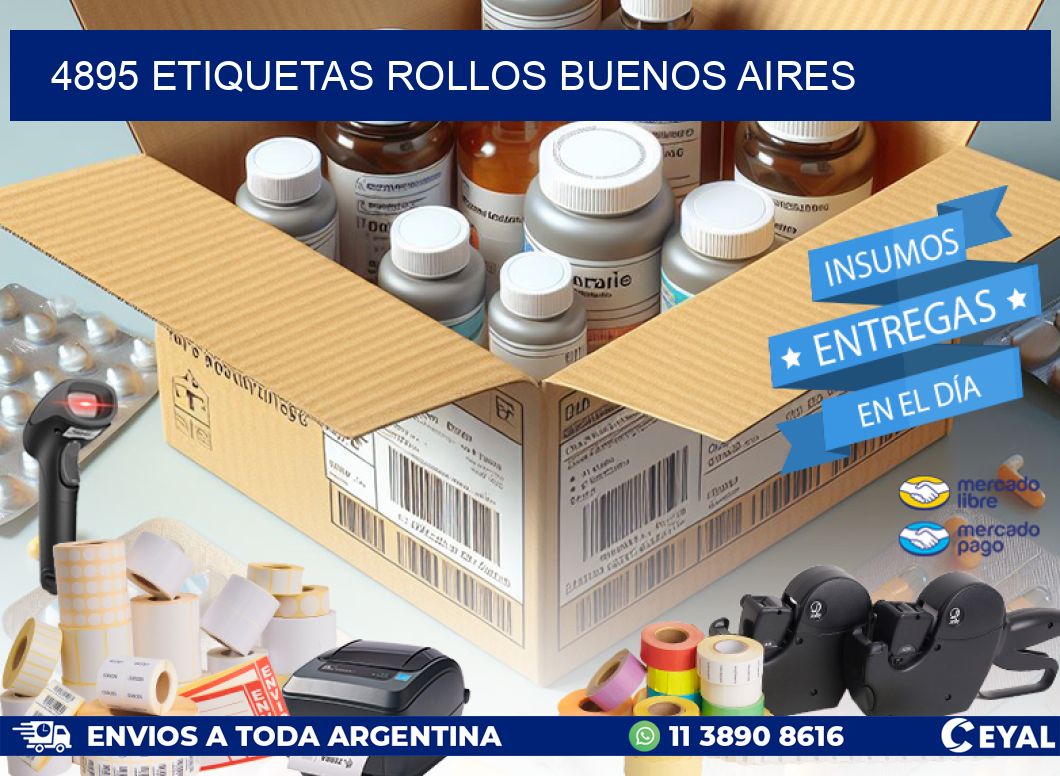 4895 etiquetas rollos buenos aires