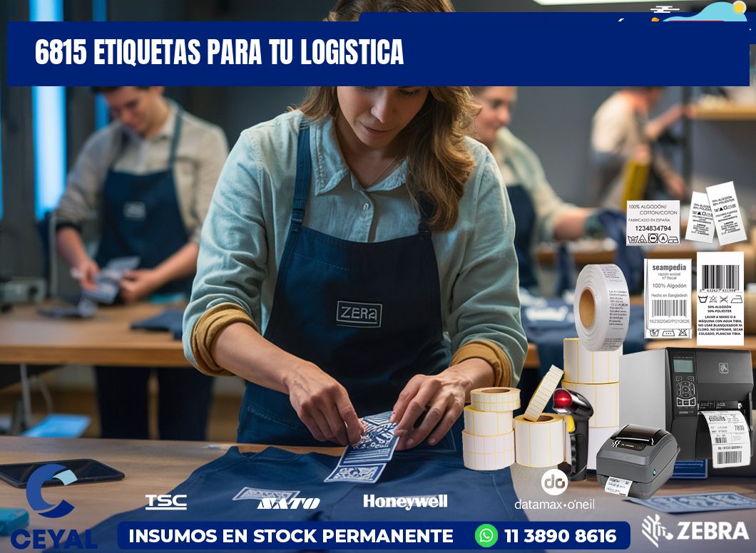 6815 etiquetas para tu logistica