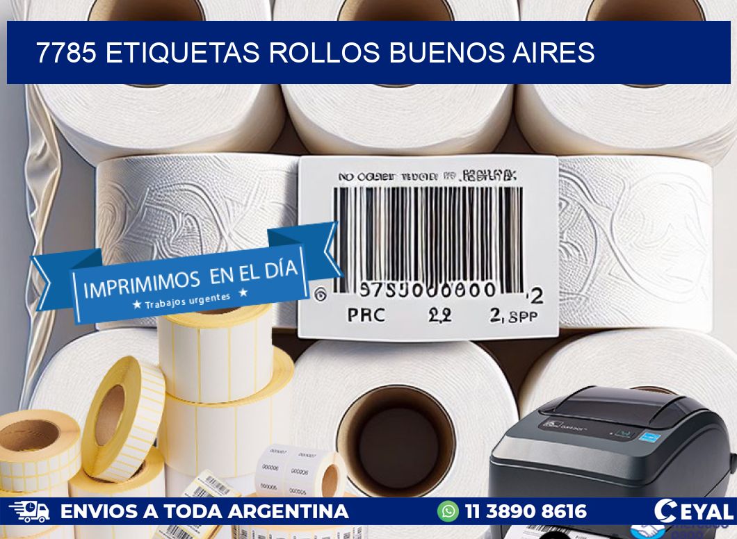 7785 etiquetas rollos buenos aires