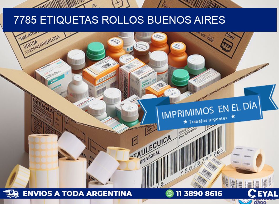7785 etiquetas rollos buenos aires