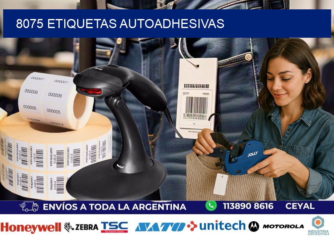 8075 etiquetas autoadhesivas