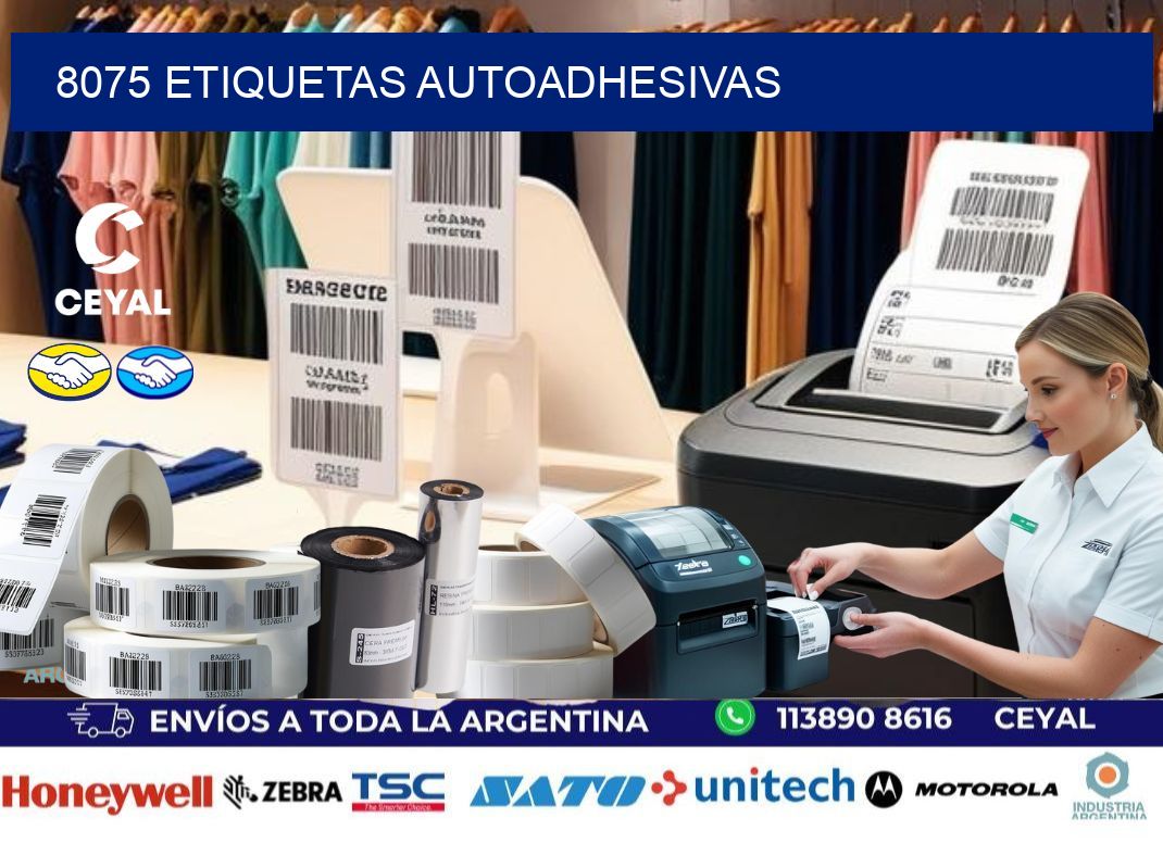 8075 etiquetas autoadhesivas