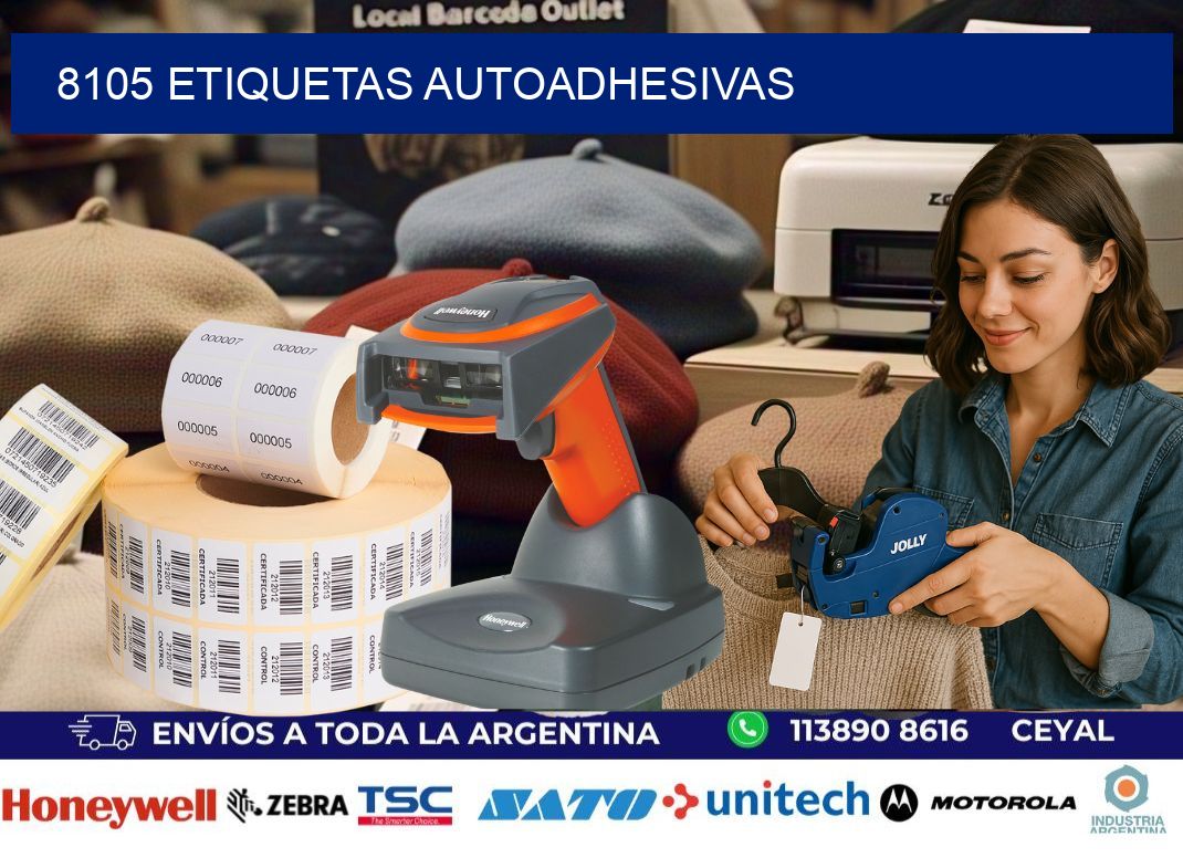 8105 etiquetas autoadhesivas