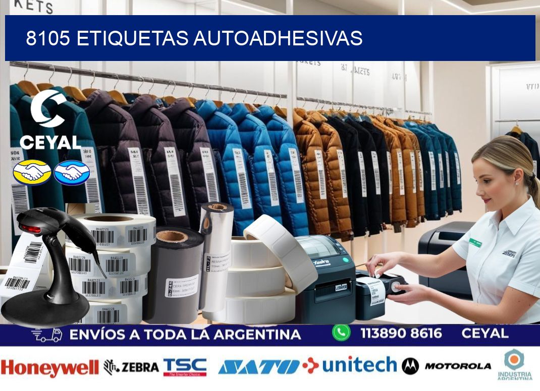 8105 etiquetas autoadhesivas