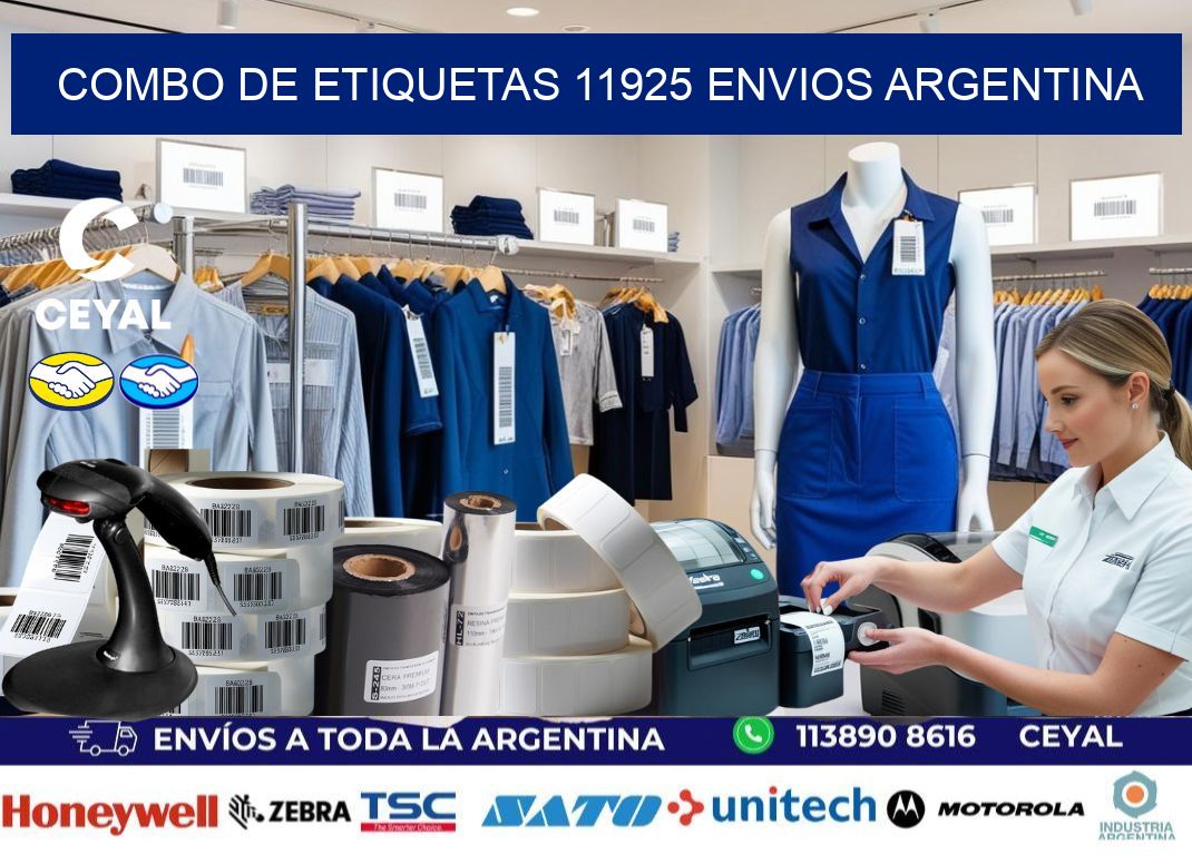 Combo de etiquetas 11925 ENVIOS ARGENTINA