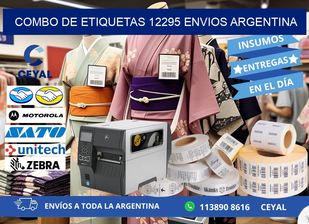 Combo de etiquetas 12295 ENVIOS ARGENTINA