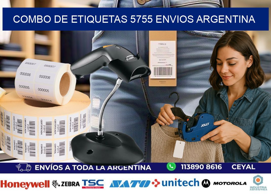 Combo de etiquetas 5755 ENVIOS ARGENTINA
