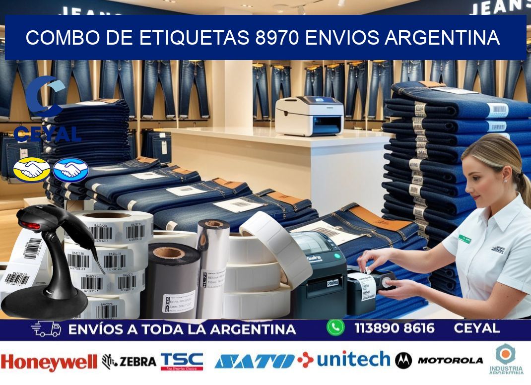 Combo de etiquetas 8970 ENVIOS ARGENTINA