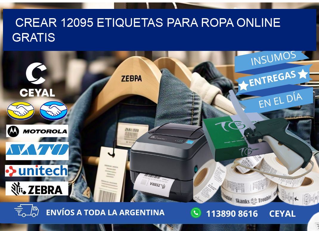 Crear 12095 etiquetas para ropa online gratis