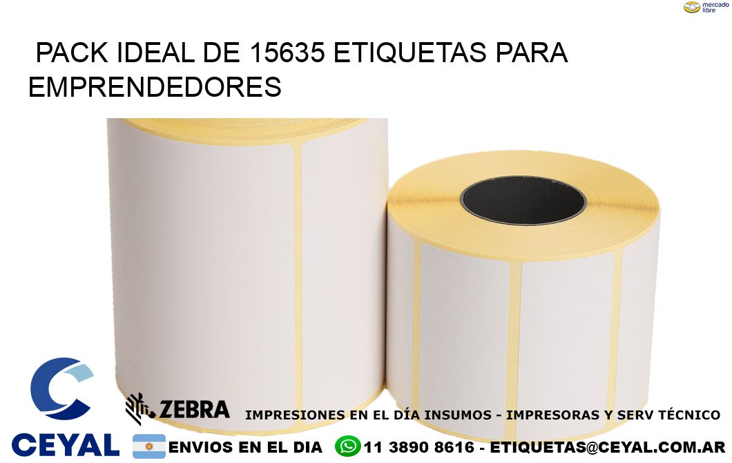 Pack ideal de 15635 etiquetas para emprendedores