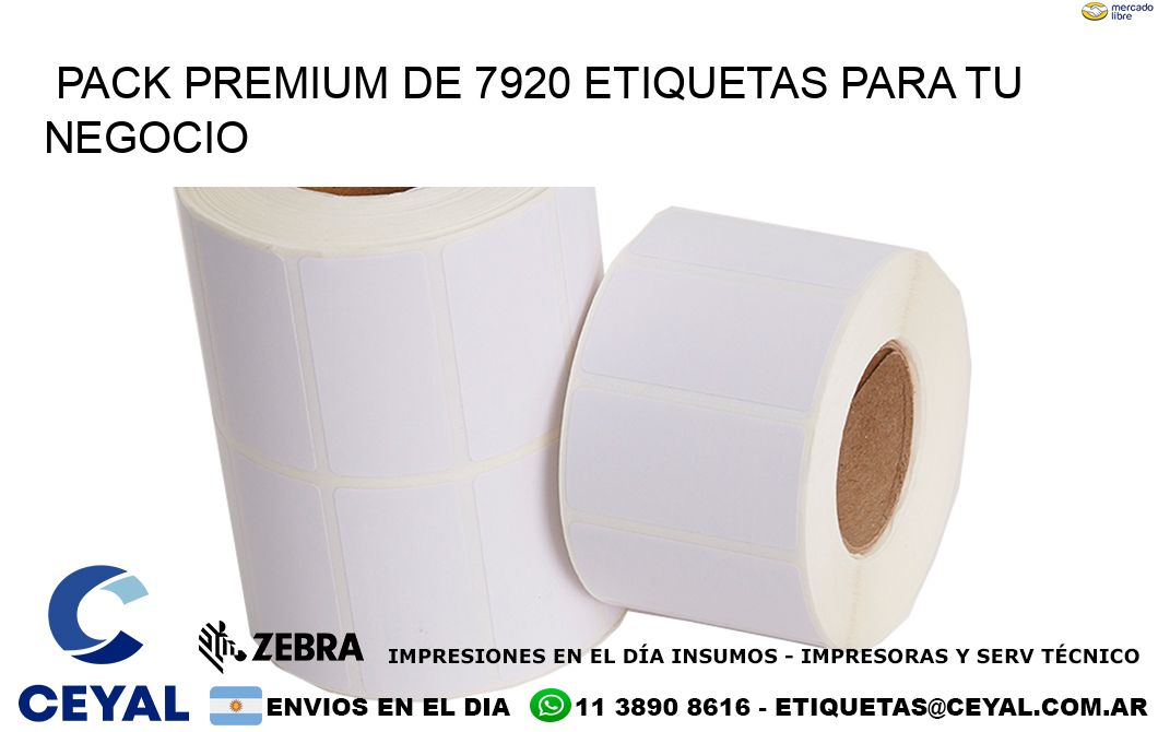 Pack premium de 7920 etiquetas para tu negocio