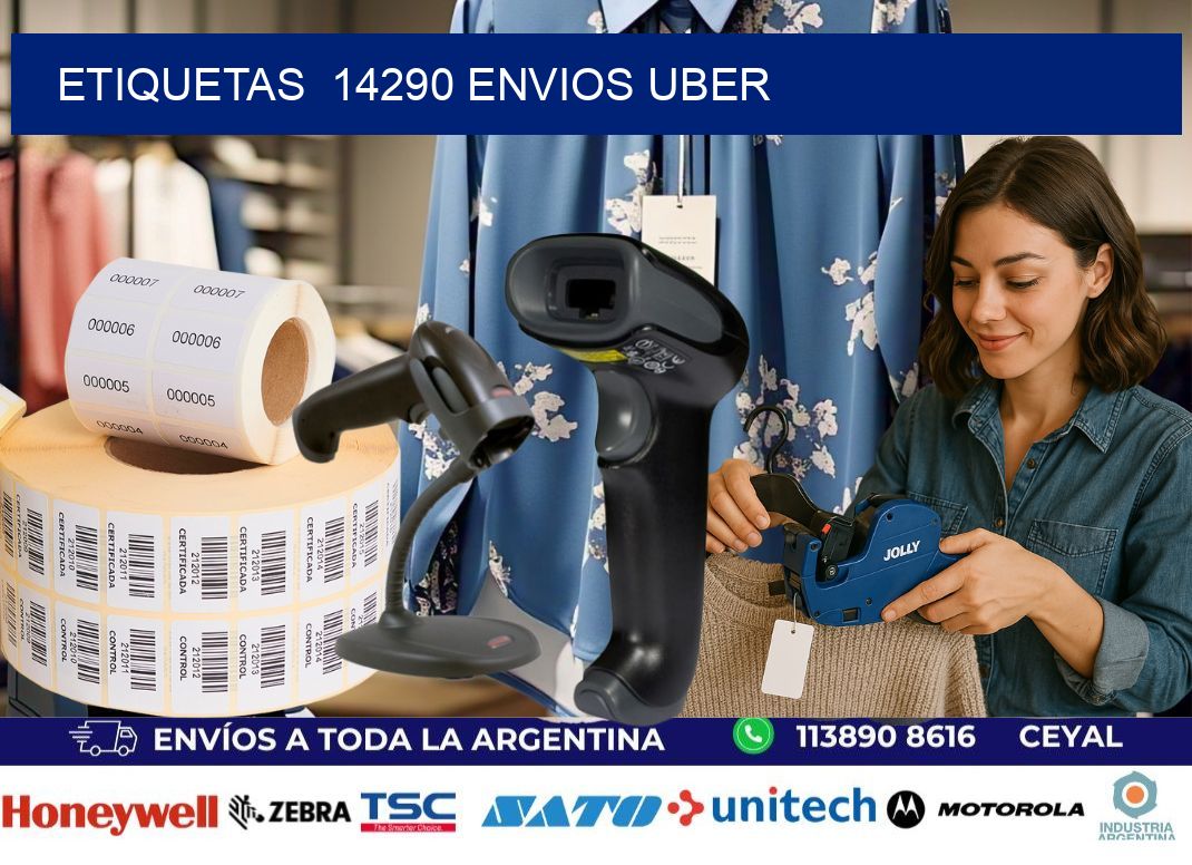 etiquetas  14290 ENVIOS UBER