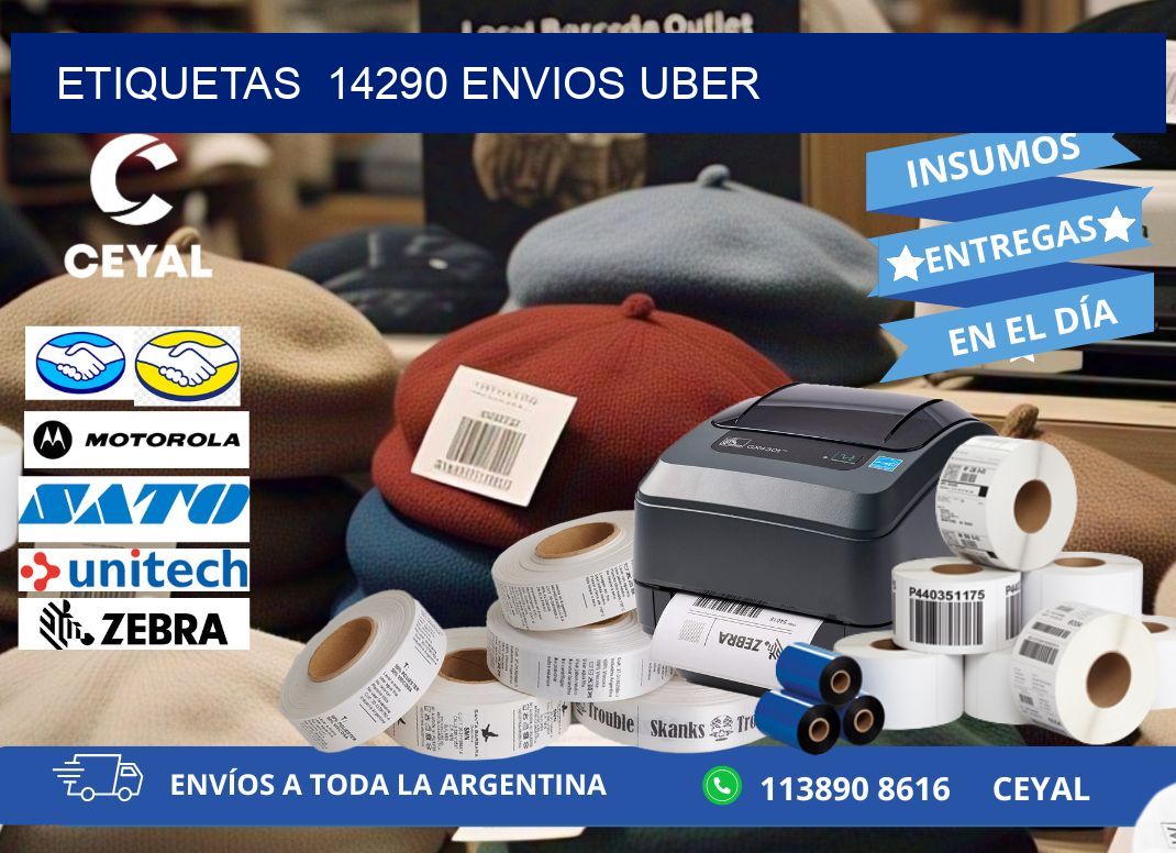 etiquetas  14290 ENVIOS UBER