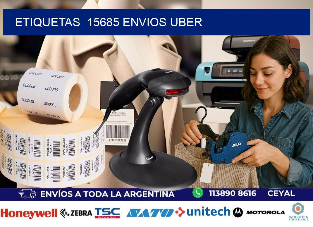 etiquetas  15685 ENVIOS UBER