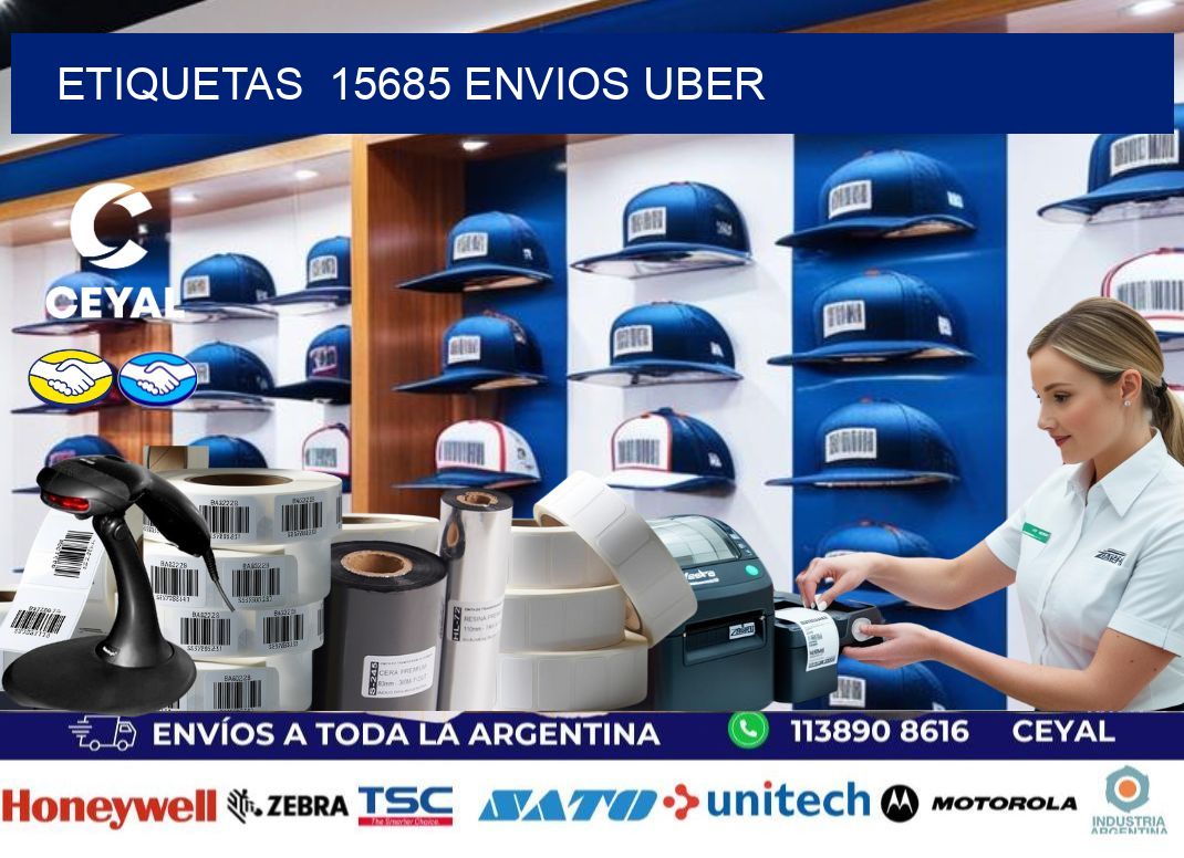 etiquetas  15685 ENVIOS UBER