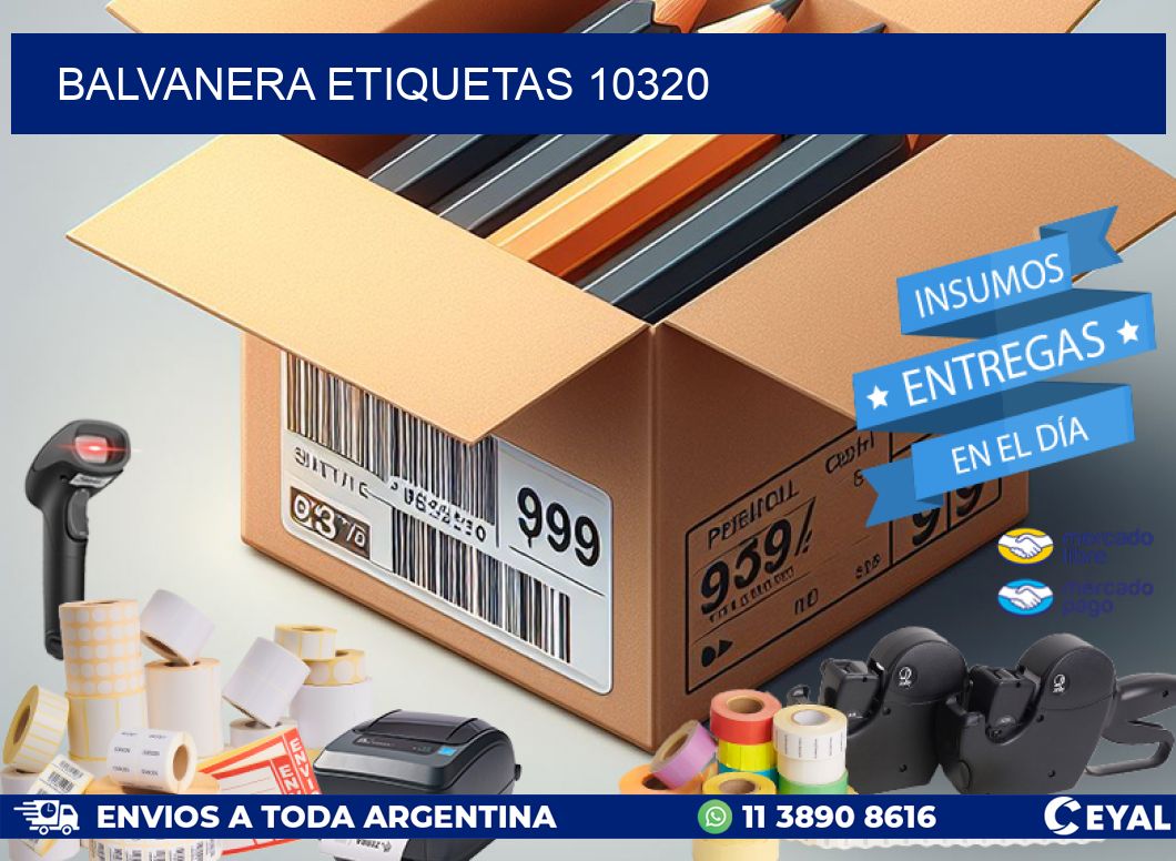 Balvanera etiquetas 10320