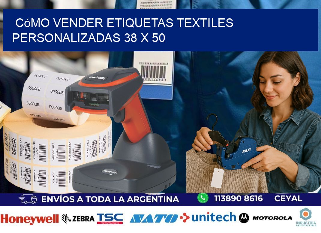 Cómo Vender Etiquetas Textiles Personalizadas 38 x 50