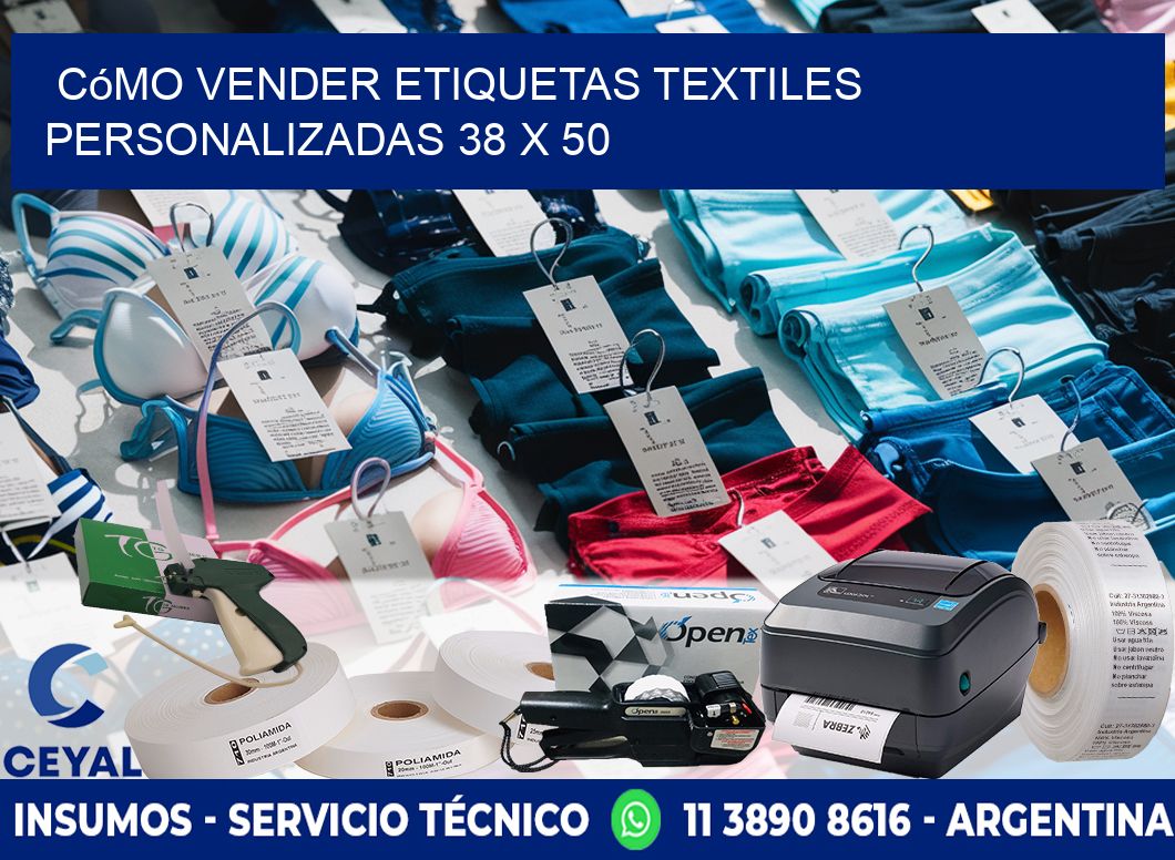 Cómo Vender Etiquetas Textiles Personalizadas 38 x 50