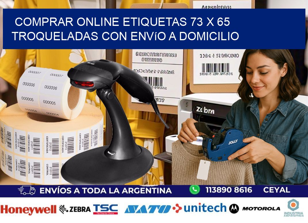 Comprar online etiquetas 73 x 65 troqueladas con envío a domicilio