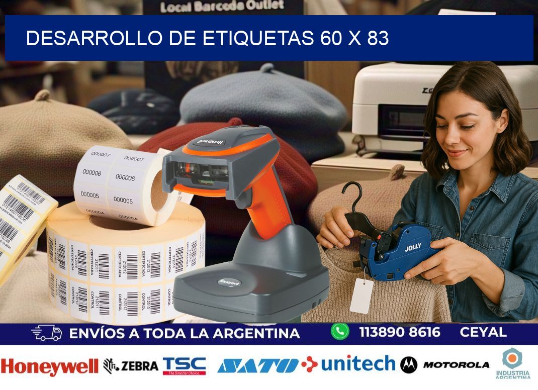 Desarrollo de etiquetas 60 x 83