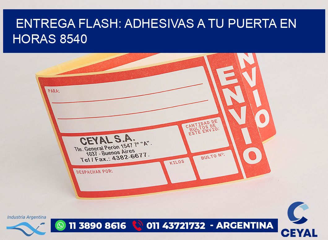 Entrega Flash: Adhesivas A Tu Puerta en Horas 8540