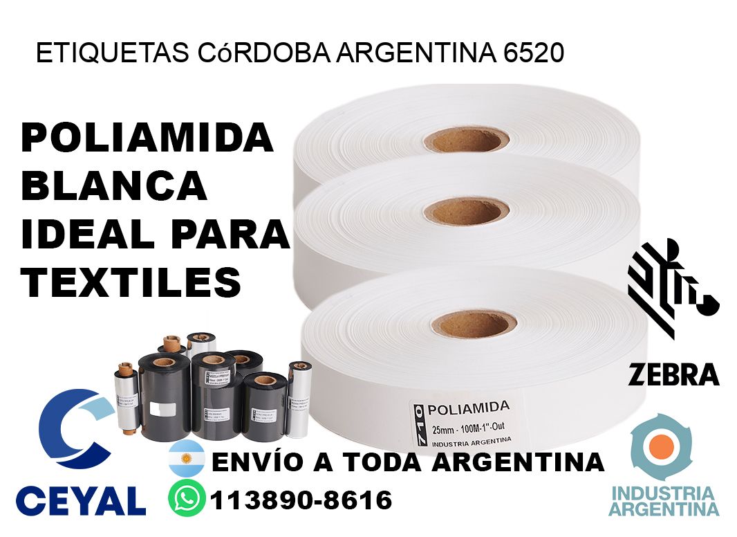 Etiquetas Córdoba Argentina 6520
