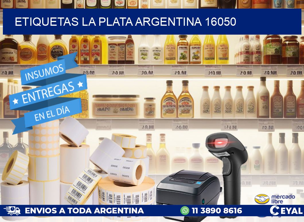Etiquetas La Plata Argentina 16050