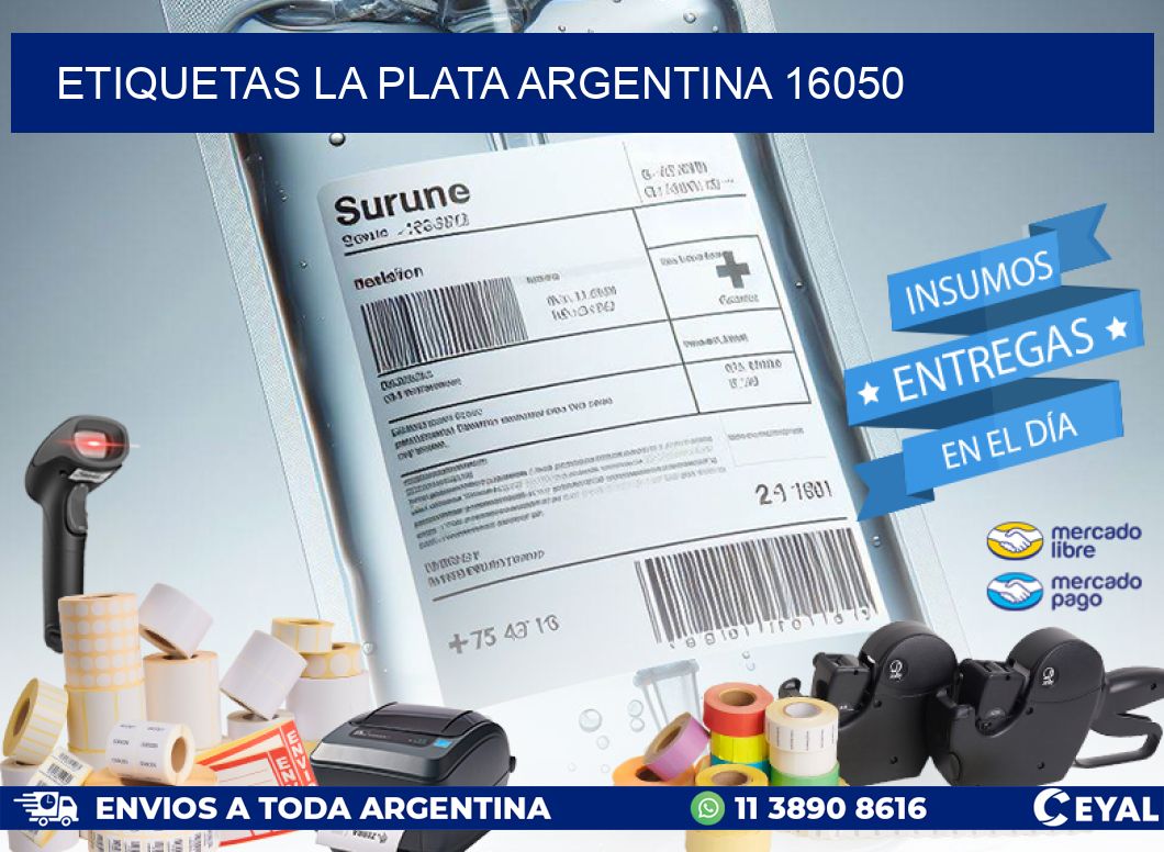 Etiquetas La Plata Argentina 16050