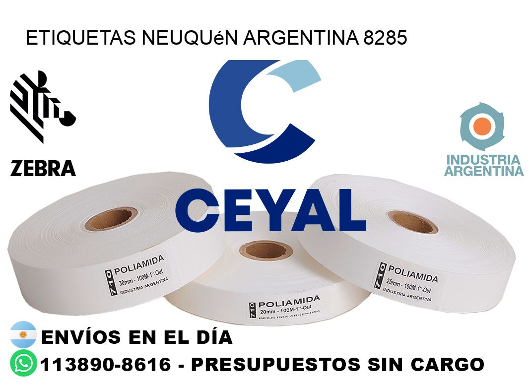 Etiquetas Neuquén Argentina 8285