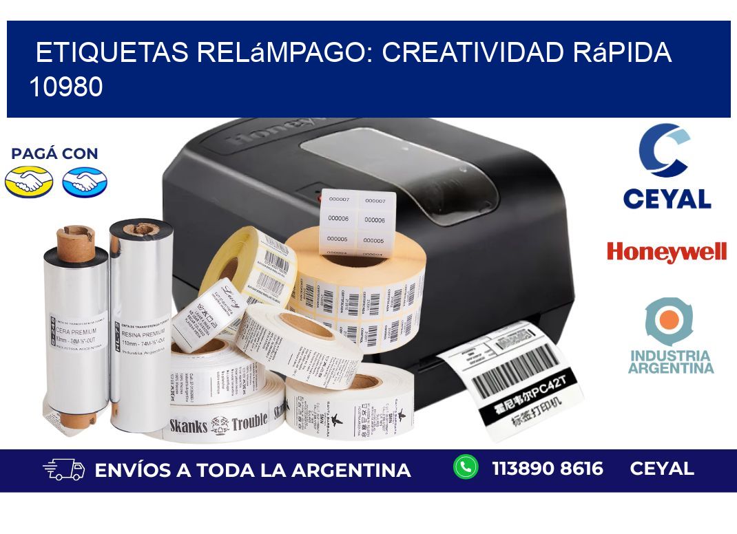 Etiquetas Relámpago: Creatividad Rápida 10980