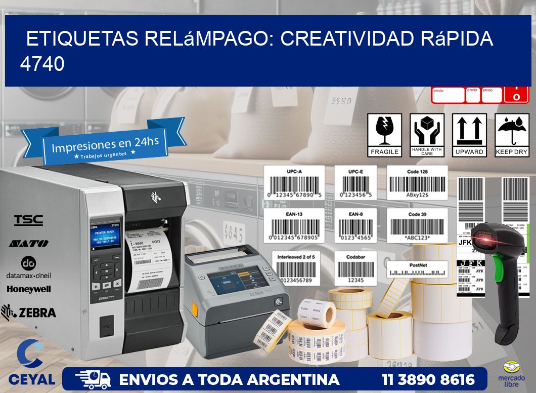 Etiquetas Relámpago: Creatividad Rápida 4740