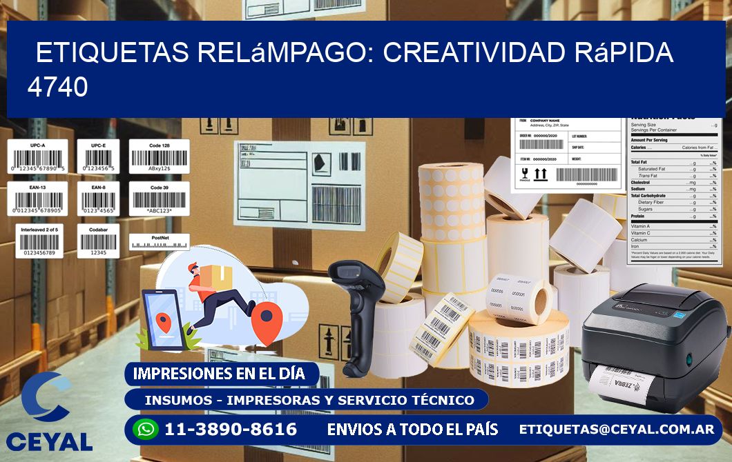 Etiquetas Relámpago: Creatividad Rápida 4740
