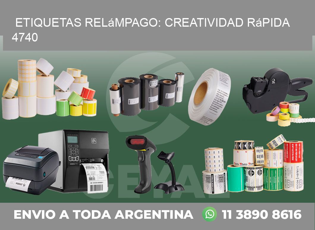 Etiquetas Relámpago: Creatividad Rápida 4740