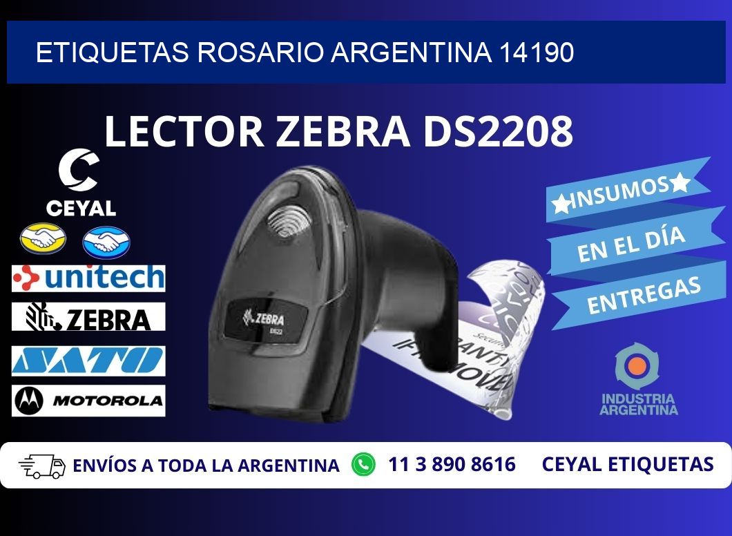 Etiquetas Rosario Argentina 14190