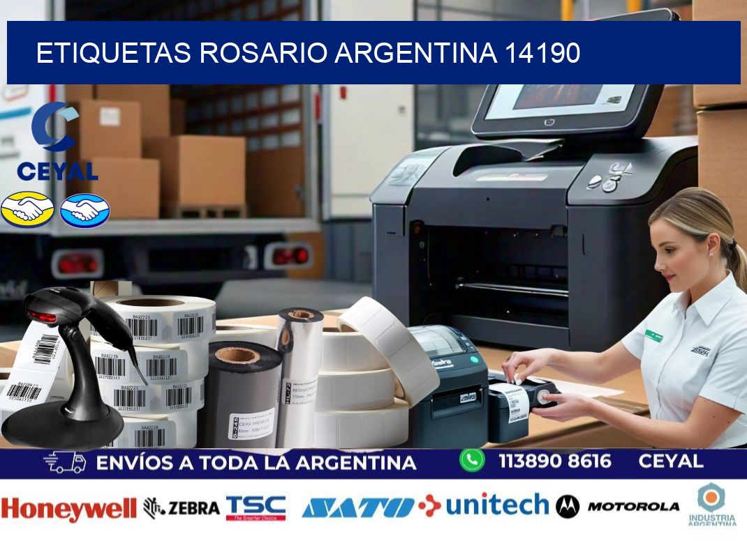 Etiquetas Rosario Argentina 14190