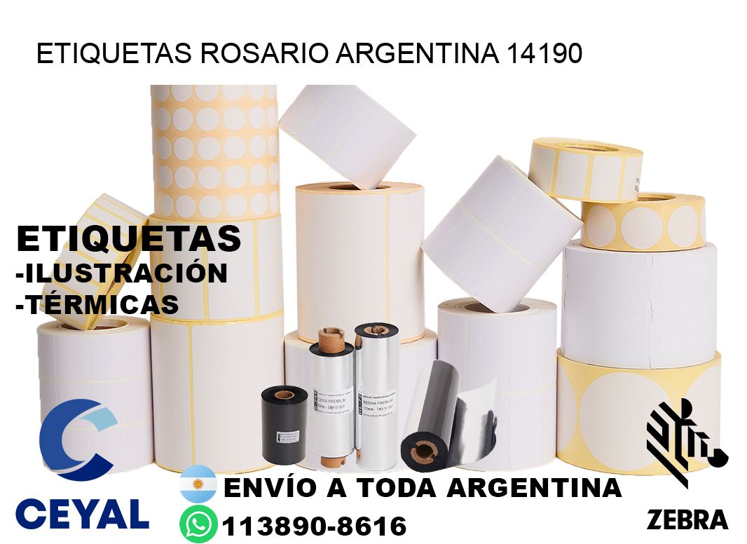 Etiquetas Rosario Argentina 14190