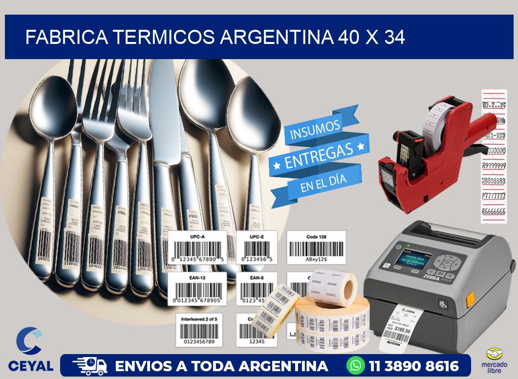 Fabrica TERMICOS ARGENTINA 40 x 34