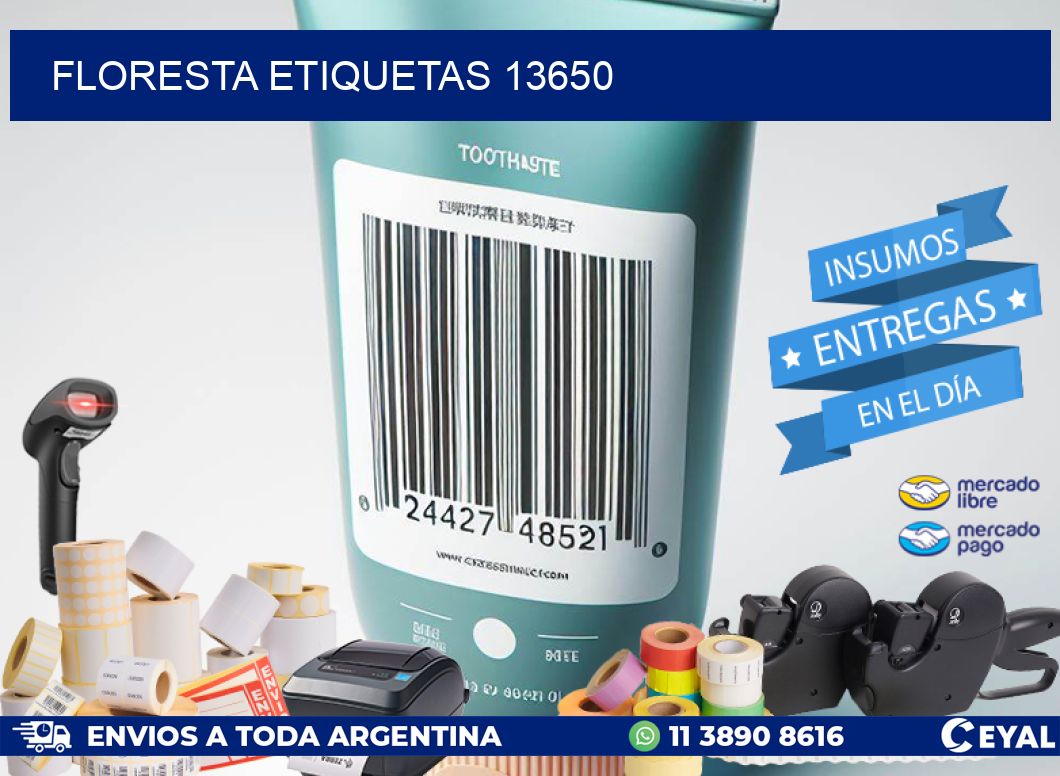 Floresta etiquetas 13650