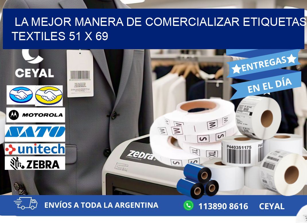 La Mejor Manera de Comercializar Etiquetas Textiles 51 x 69