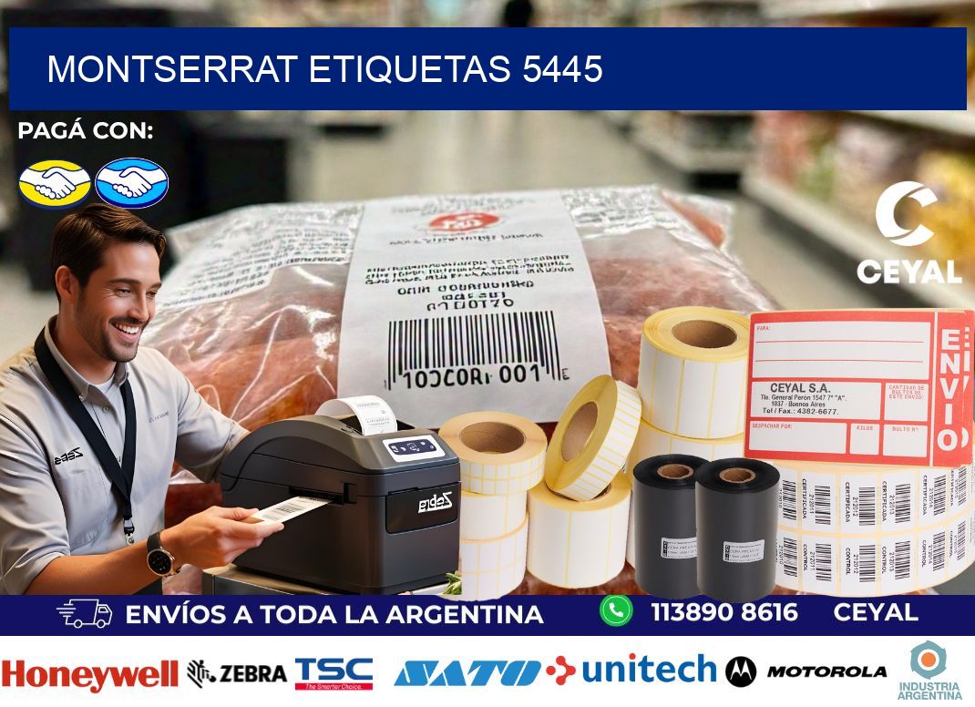 Montserrat etiquetas 5445