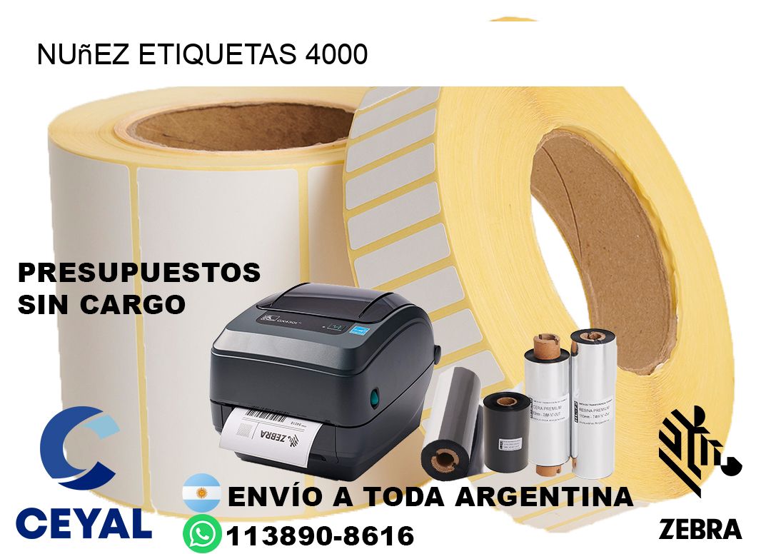 Nuñez etiquetas 4000