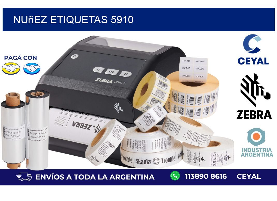 Nuñez etiquetas 5910