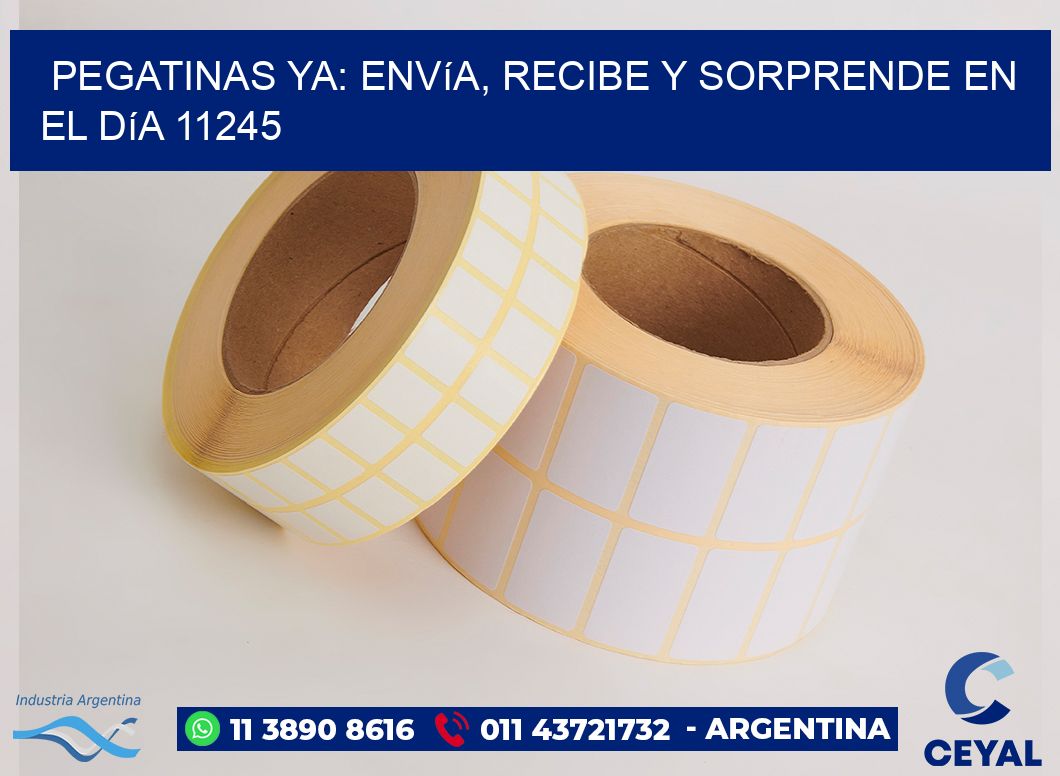 Pegatinas Ya: Envía, Recibe y Sorprende en el Día 11245