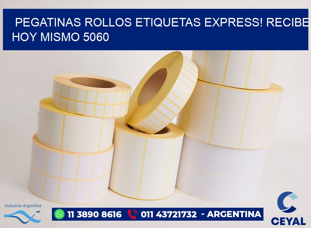 Pegatinas rollos etiquetas Express! Recibe Hoy Mismo 5060