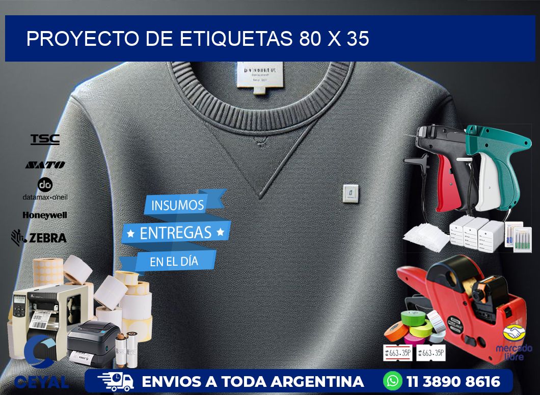 Proyecto de etiquetas 80 x 35